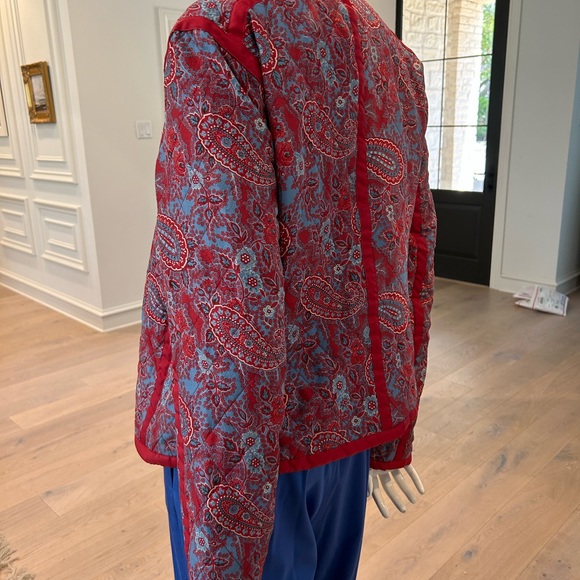 Silkland Woman’s 100% Silk Mandarin collar jacket - Picture 6 of 8